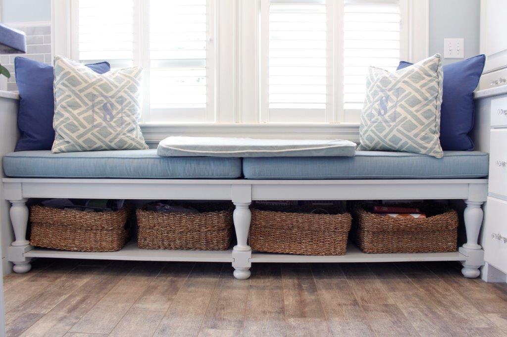 Custom bench seat with storage